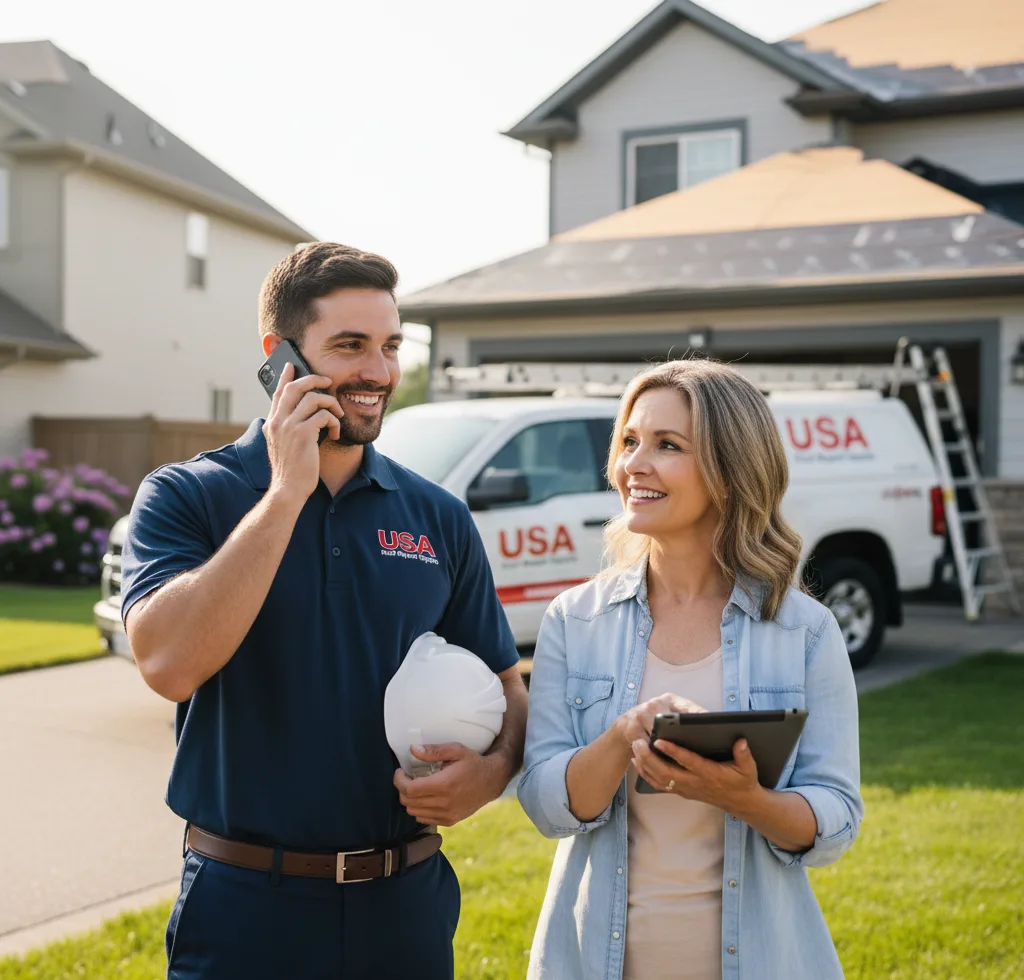 USA Roof Repair Experts customer support in Kneeland